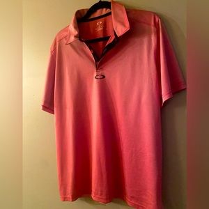 Large, salmon colour Oakley shirt for men